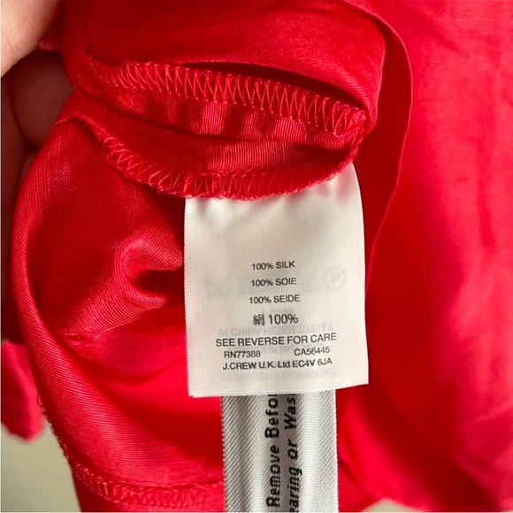 J. Crew Silk Ruffle One-Shoulder Top - Picture 8 of 8